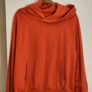 Athleta Moonrise Open Back Coral Hoodie Size Xl